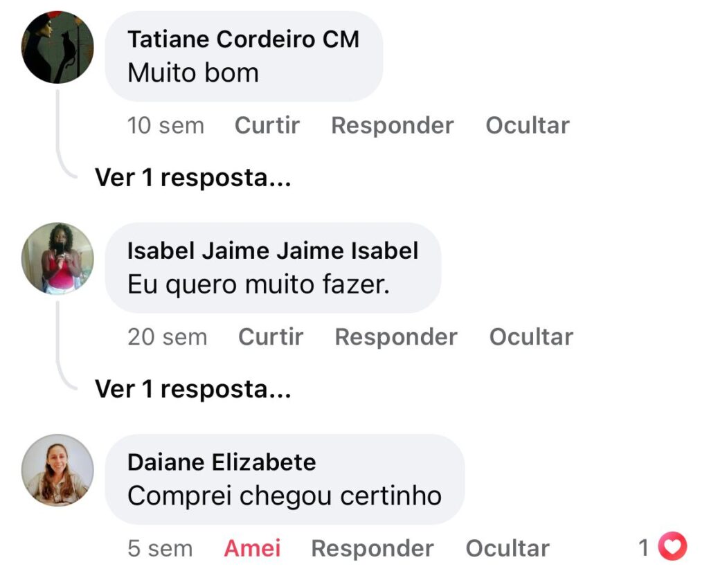 Depoimento via WhatsApp