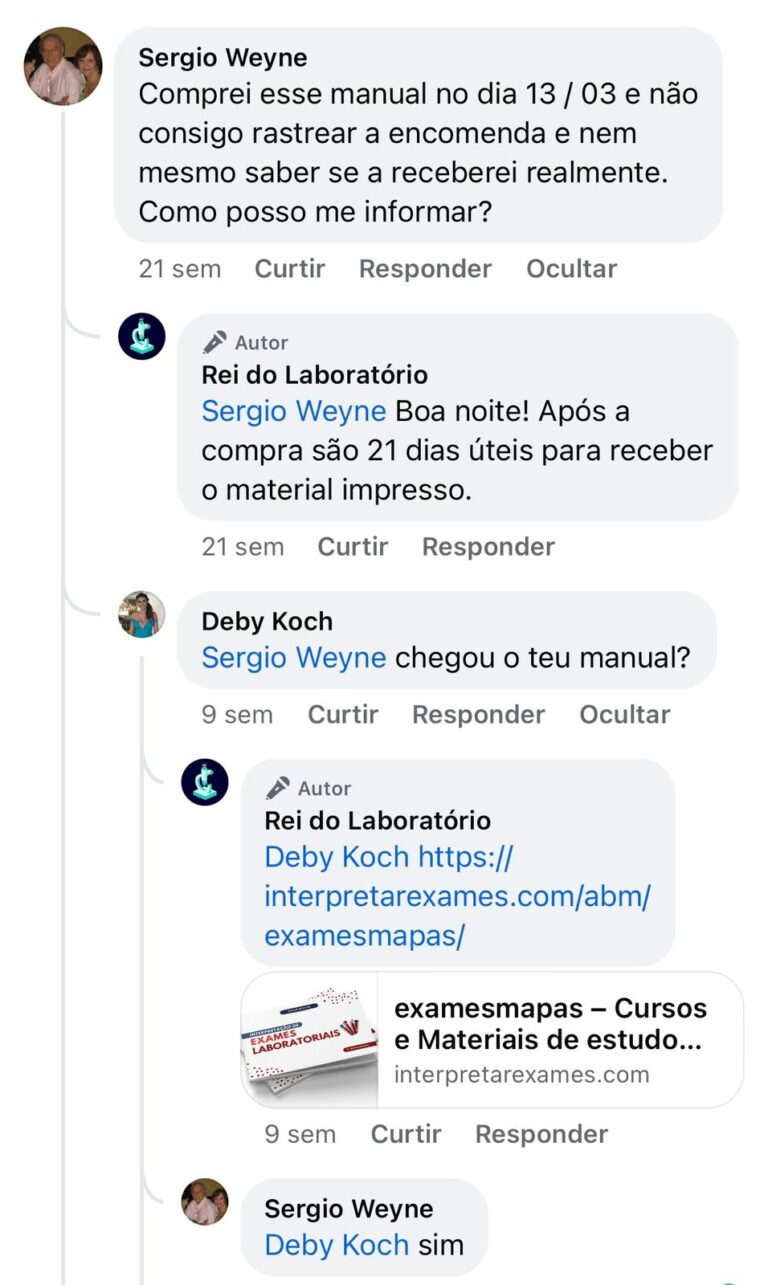 Depoimento via WhatsApp